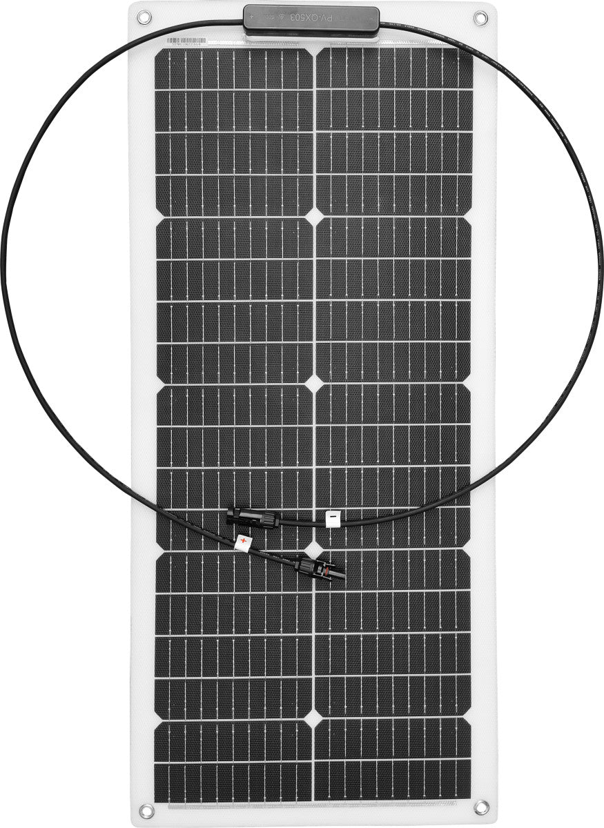 1852 Fleksibelt Solcellepanel 50 W - Marine & Caravan