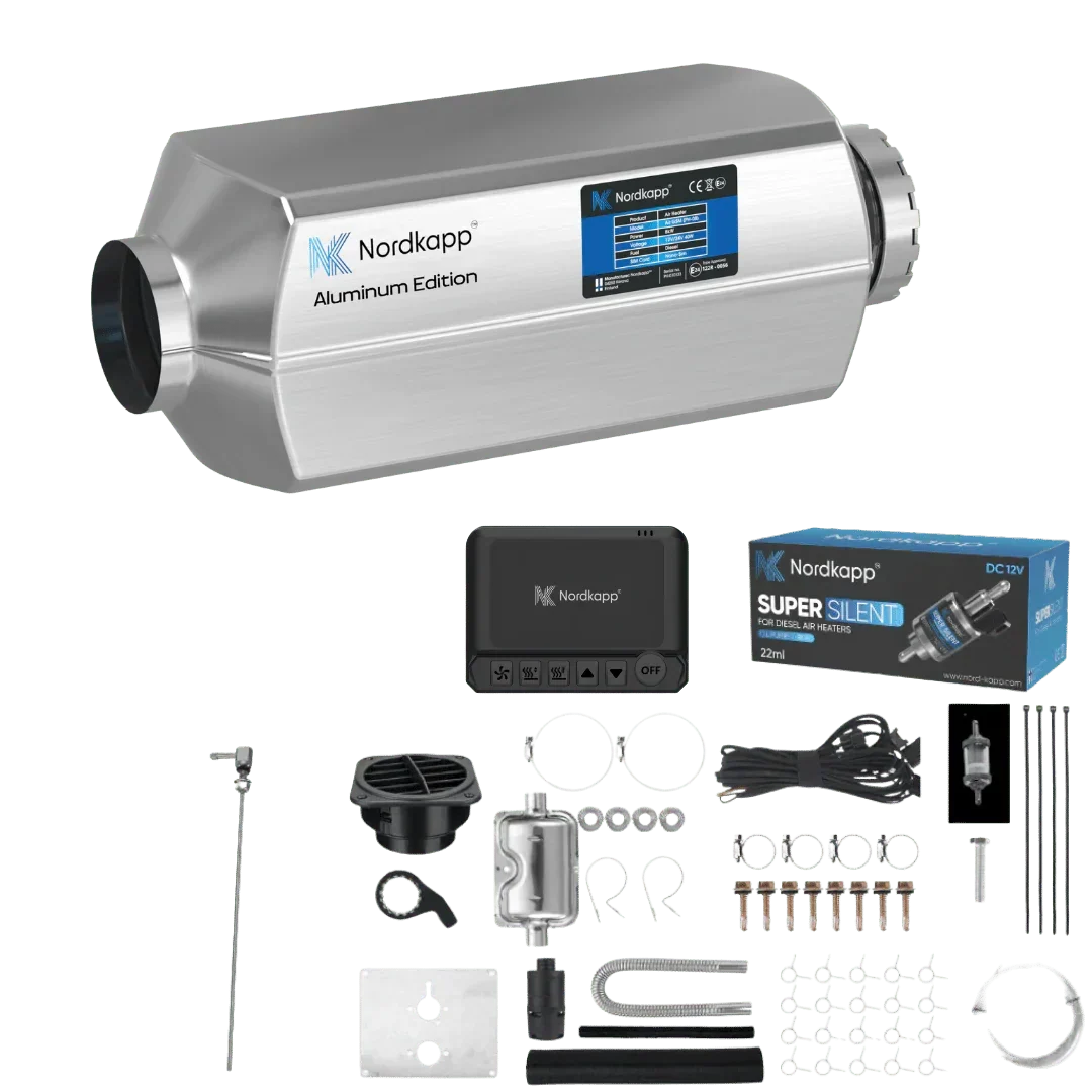 Nordkapp Air Wi-Fi & Bluetooth dieselvarmer Gen 3, 2, 5 eller 8 kW, 12/24 V
