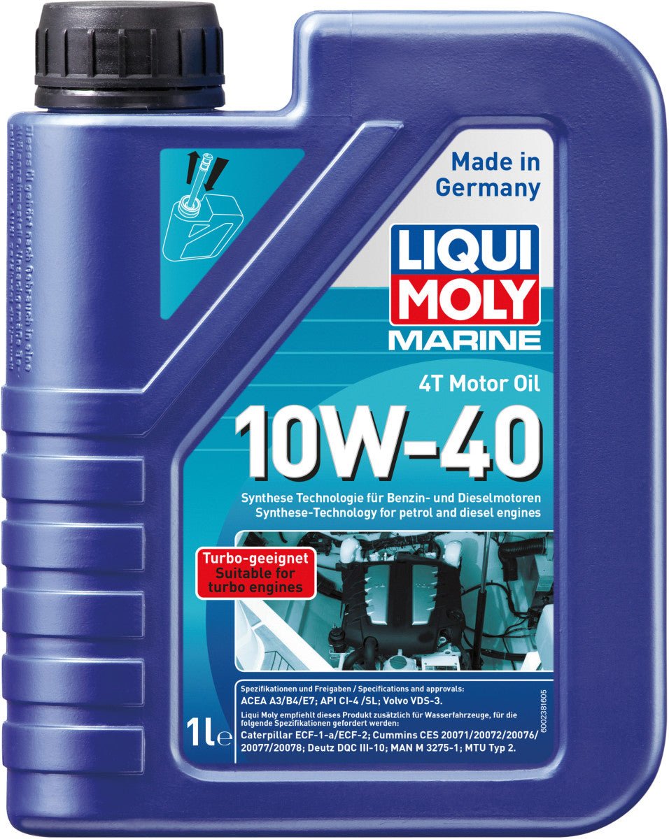 Liqui Moly Marine 4T Motorolje 10W - 40 1L - Marine & Caravan