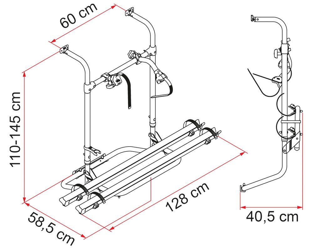 Sykkelstativ Carry Bike Simple Plus 200 - Marine & Caravan