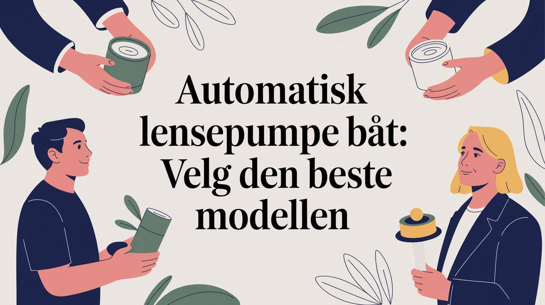 Automatisk lensepumpe båt: Velg den beste modellen - Marine & Caravan