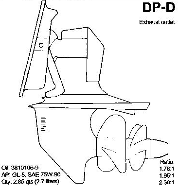 Volvo Penta DP-C, DP-D og DP-E | Duo Prop servicekit