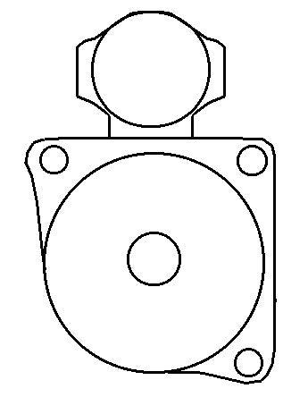Starter, 12V, 11 tenner