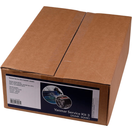 Yanmar servicekit til 2GMF, 3GMF, 2GM20F, 3GM30F (før 1997). OEM nr. SK-MARINE-003-G.