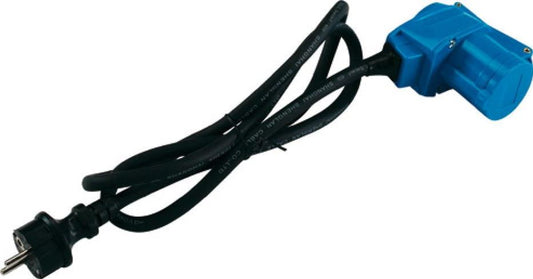 Kabel schuko + vinkelstikk