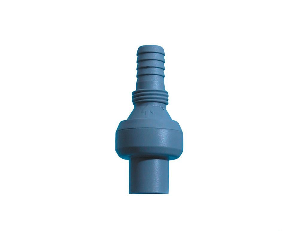 Tilbakeslagsventil slange/pumpe Ø10mm blå
