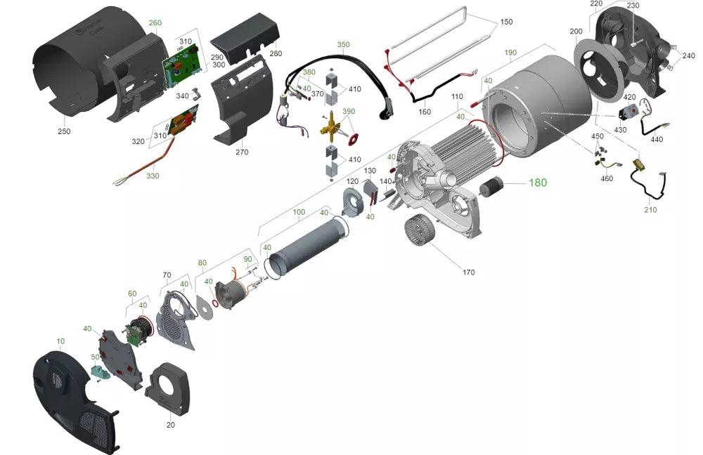 Viftemotor Omfluft Truma Combi (2007+)