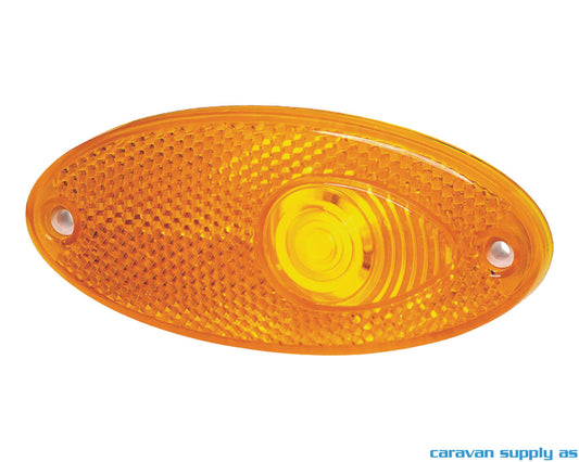 Sidemarkeringslys Hella oval 102x85x40mm