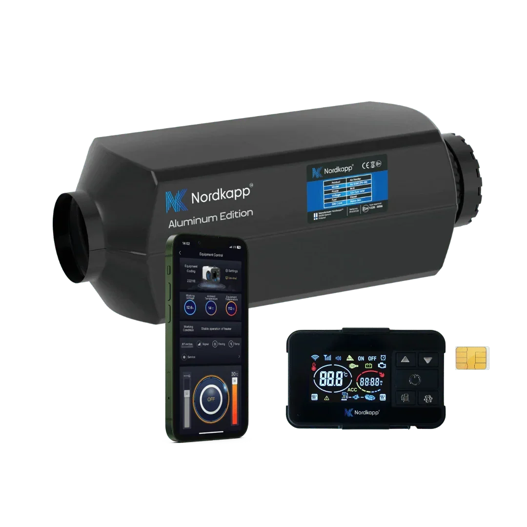 Air GSM 4G/5G Dieselluftvarmer 2kW / 5kW / 8kW, 12V/24V