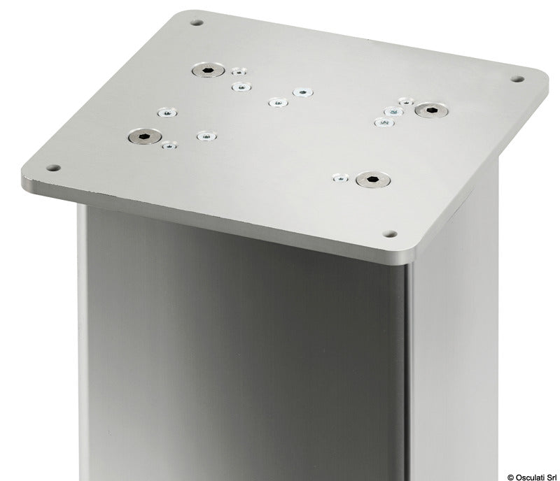 SQUARE-ALU elektrisk bordsøyle 12 V