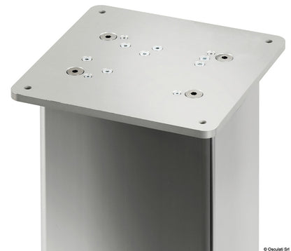SQUARE-ALU elektrisk bordsøyle 12 V