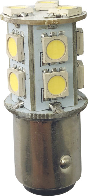 LED pære BAY15D u/kuppel 2-pk varmhvit