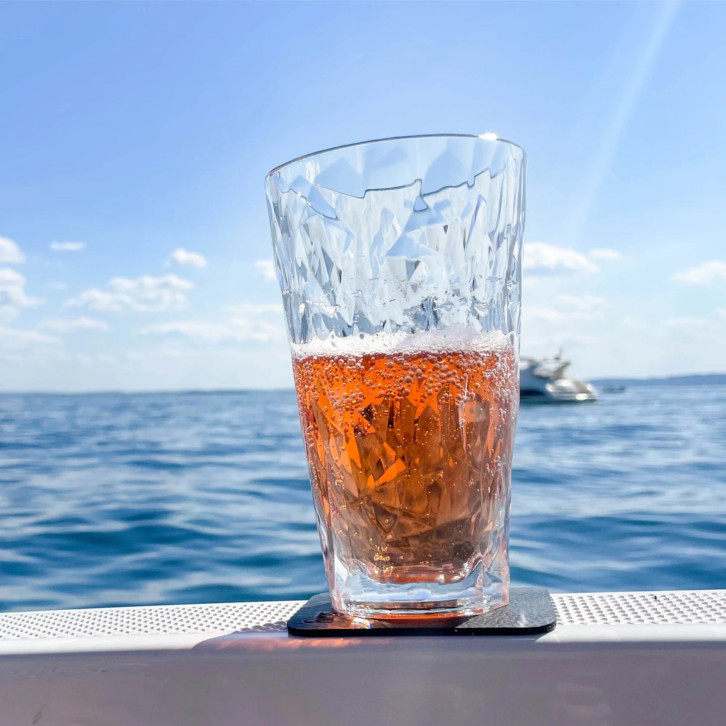 Magnetisk Glass Longdrink Plast - 2 stk
