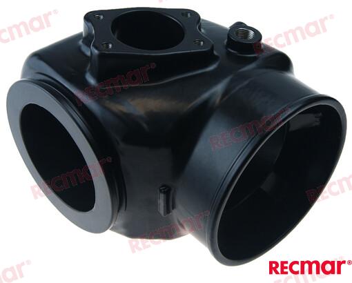 Eksosbend Volvo Penta D4, D6 INOX (316 Syrefast)