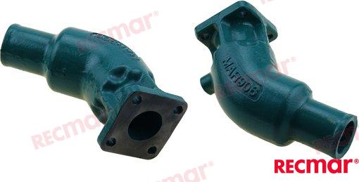 Eksosbend Volvo Penta D1, D2, MD2010, MD202, MD2030, MD2040