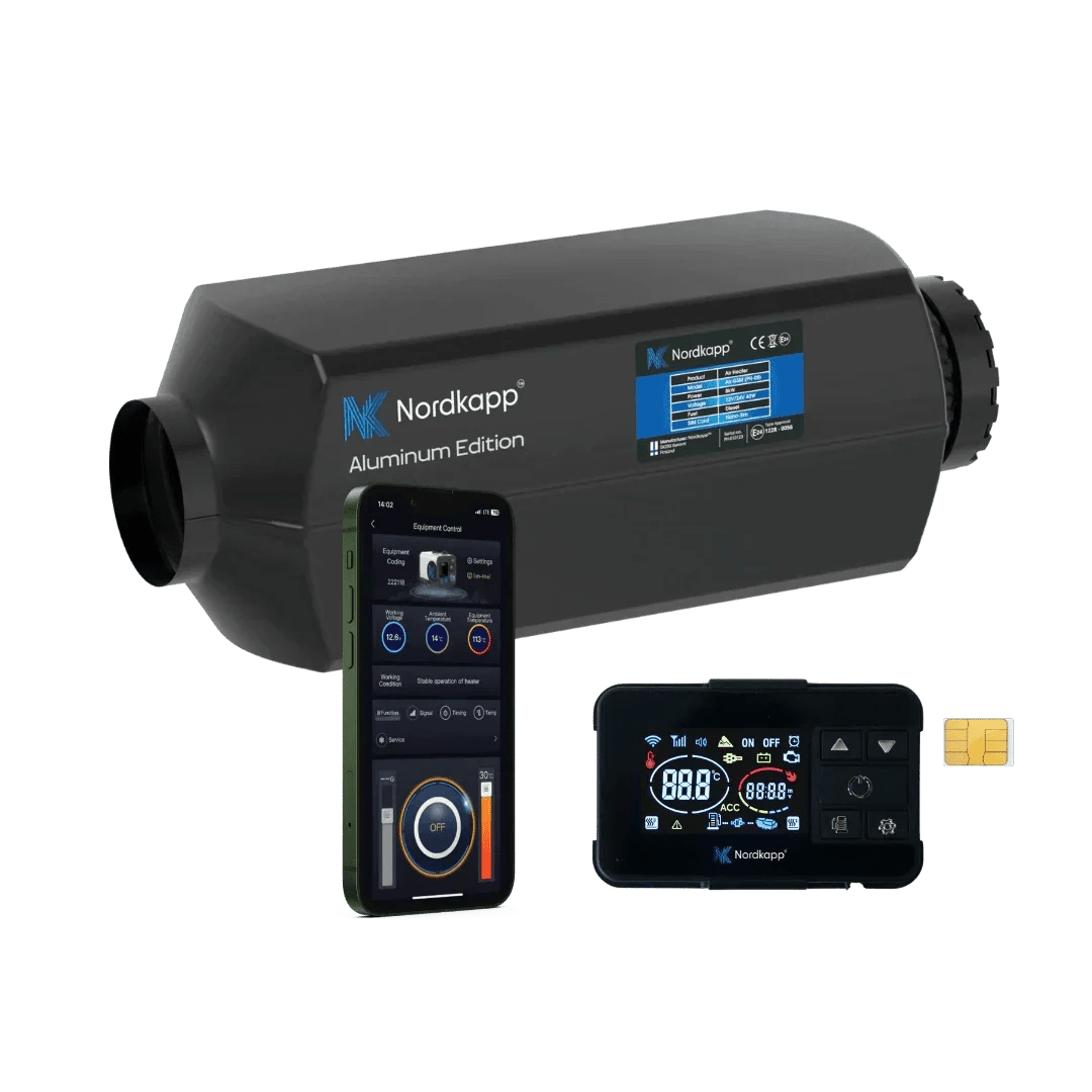 Air GSM 4G/5G Dieselluftvarmer 2kW / 5kW / 8kW, 12V/24V - Marine & Caravan