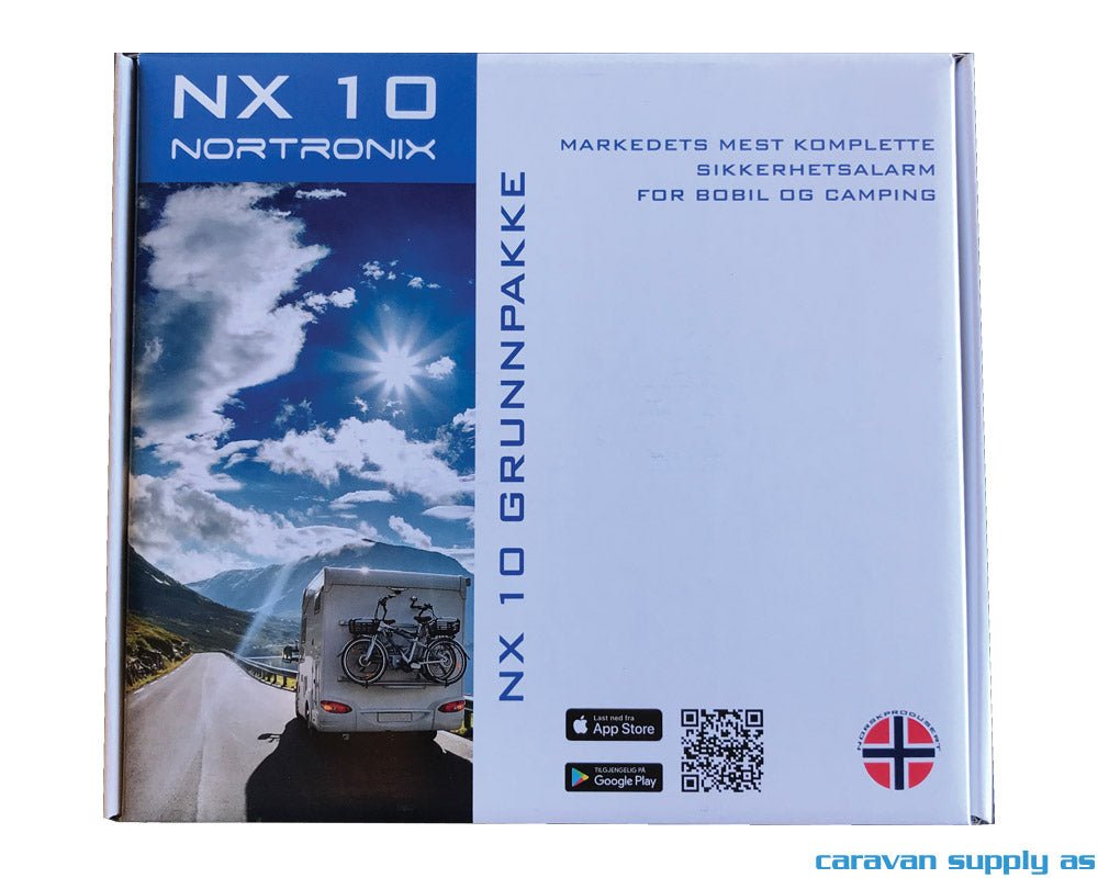 Alarm NX - 10 startpakke 12V sølvgrå - Marine & Caravan