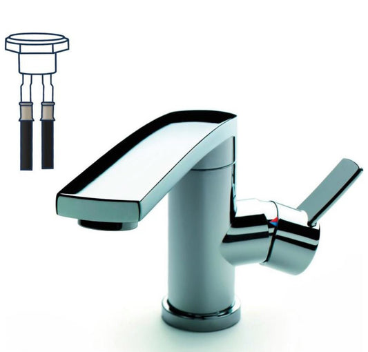 Blandebatteri Concept S m/mikrobryter Chrome Uniquick - Marine & Caravan
