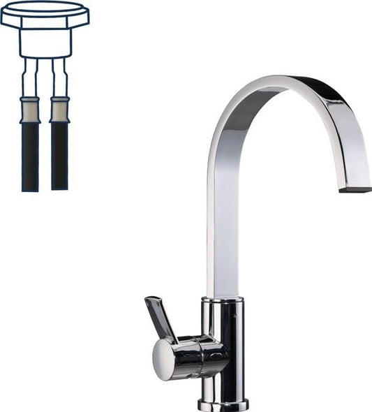 Blandebatteri Consept S90 med bryter og Uniquick - Marine & Caravan