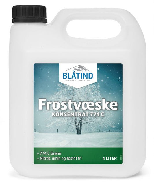 Blåtind Frostvæske kons 774 C grønn 4 l - Marine & Caravan