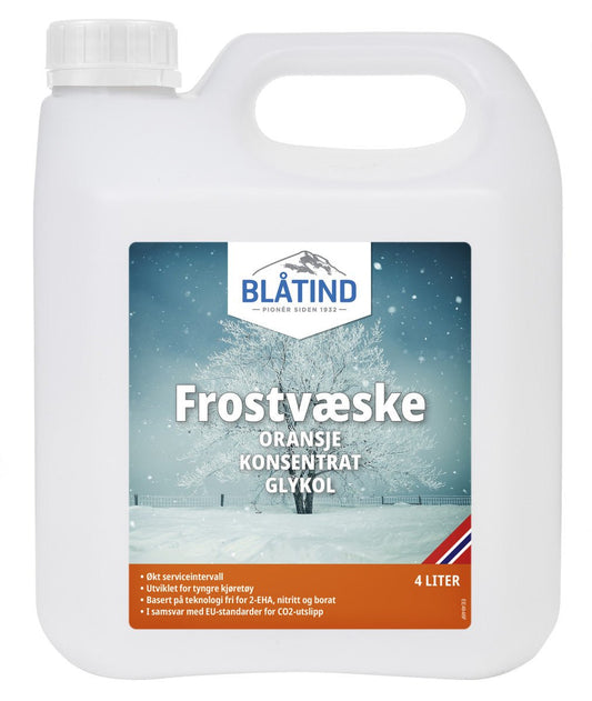Blåtind Frostvæske kons FA452 Oransje 4 l - Marine & Caravan