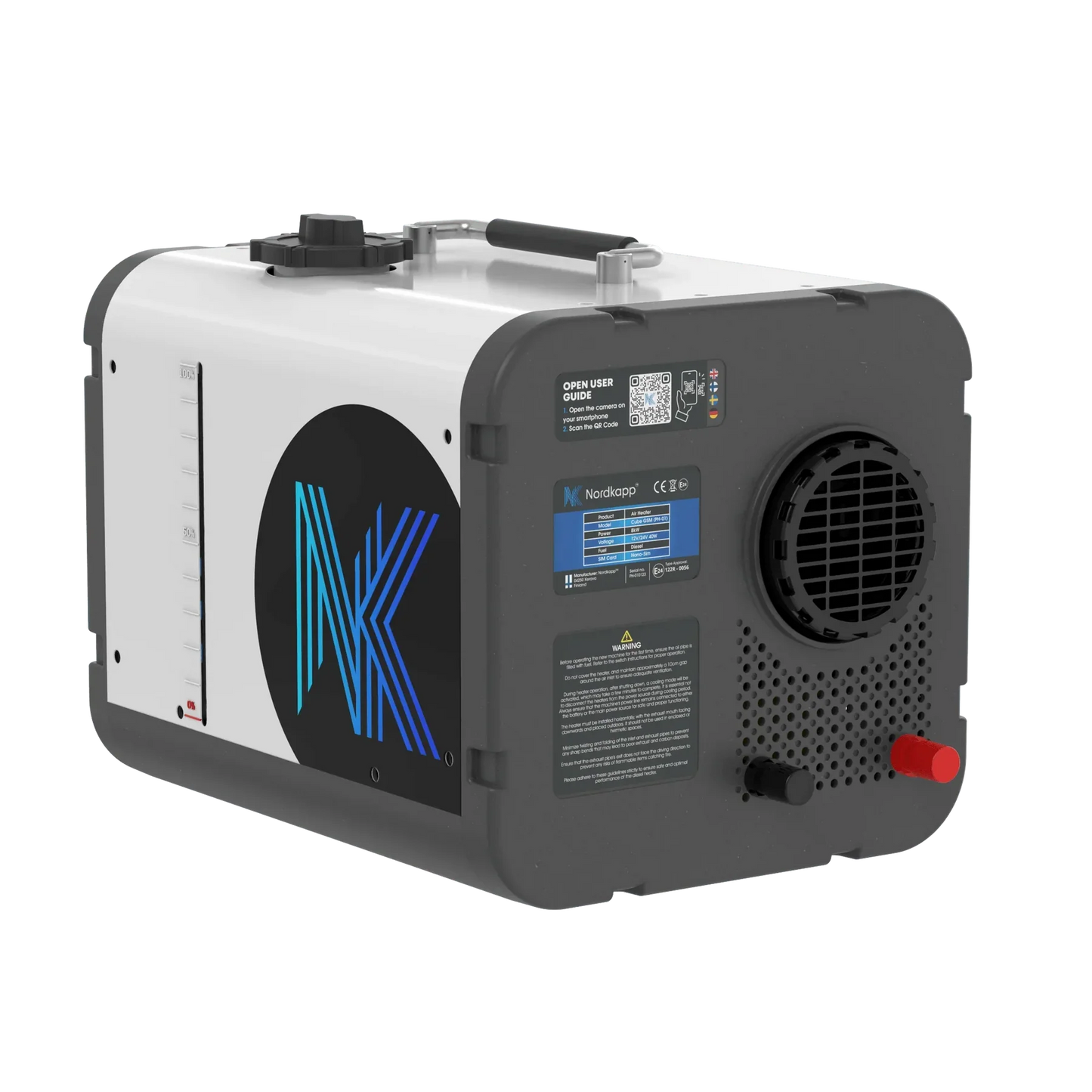 Cube GSM 4G/﻿5G Dieselluftvarmer - 5kW / 8kW