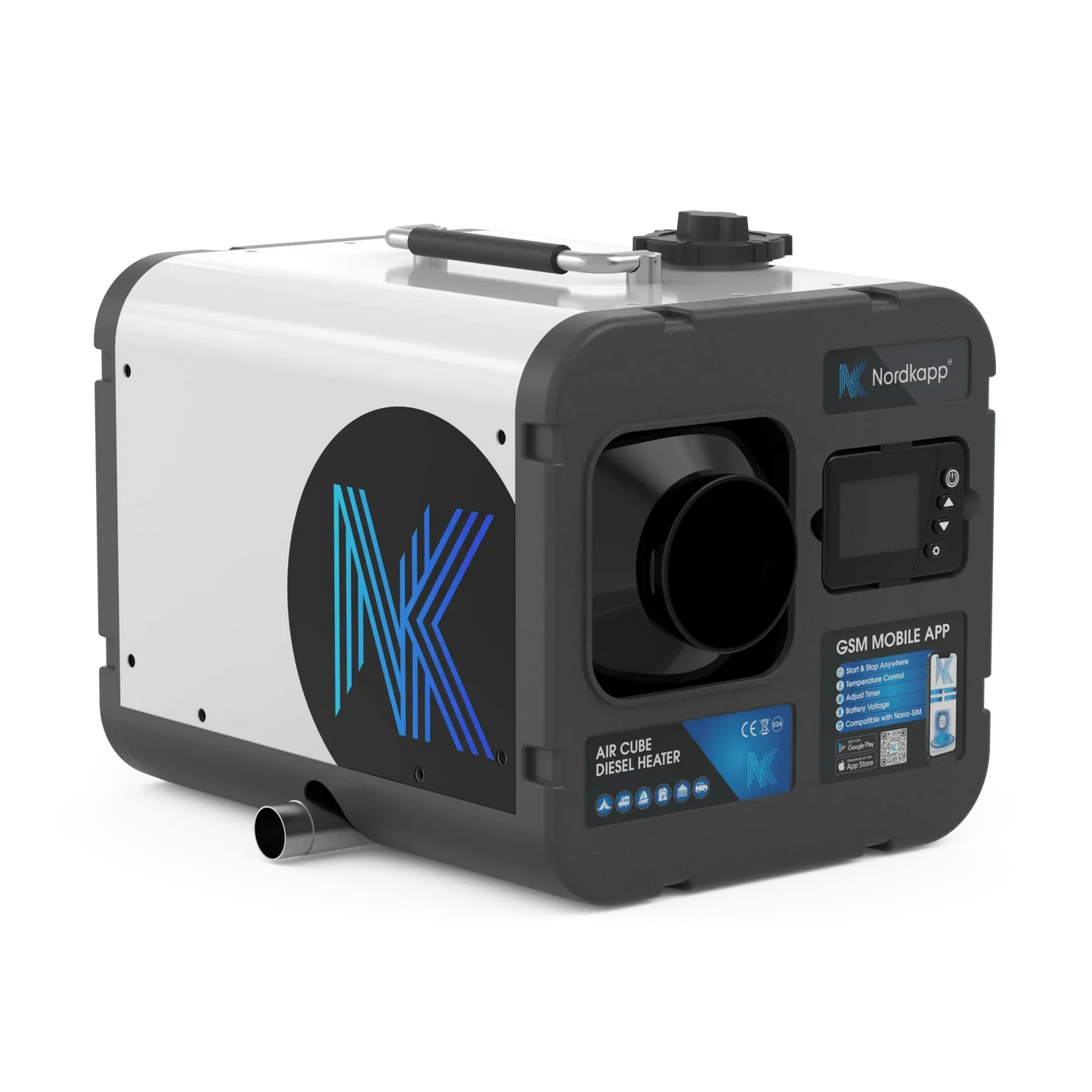 Cube GSM 4G/﻿5G Dieselluftvarmer - 5kW / 8kW