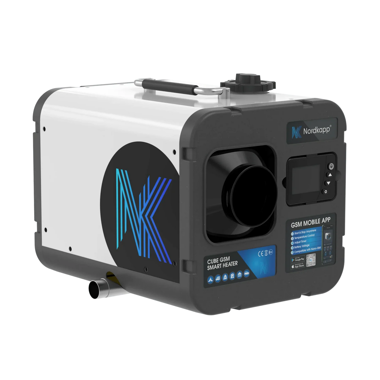 Cube GSM 4G/﻿5G Dieselluftvarmer - 5kW / 8kW