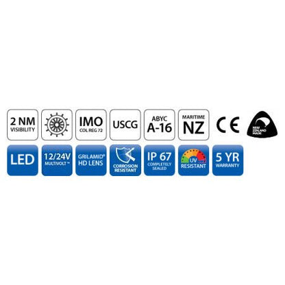 Hella NaviLED 360 Compact ankerlanterne - Marine & Caravan