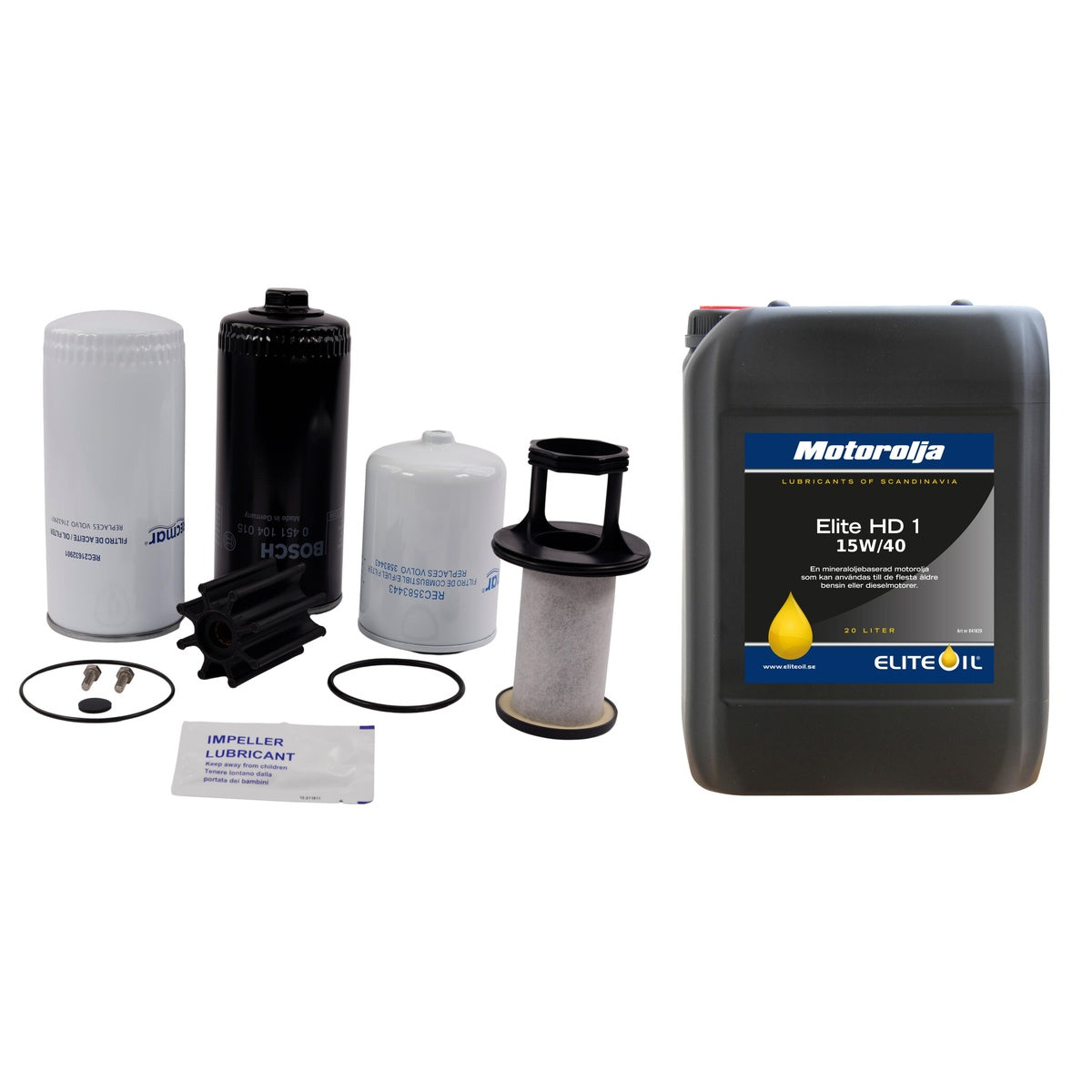 Volvo Penta D6 - Servicekit med olje