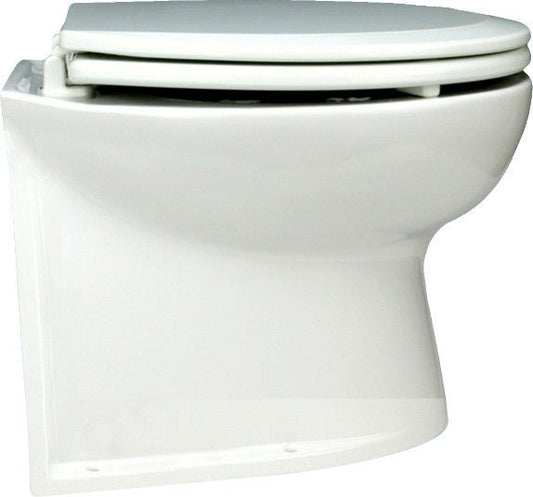 Jabsco Elektrisk toalett rett - Deluxe m/ magnetventil - Marine & Caravan