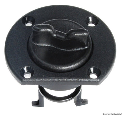 Lenseplugg m/skruehull Ø 40 mm - Marine & Caravan