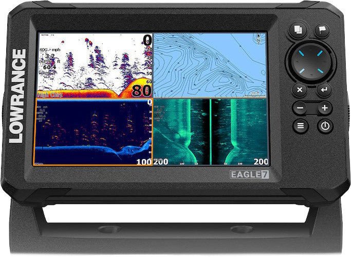 Lowrance Eagle ekkolodd og kartplotter m/svinger SplitShot HD - Marine & Caravan