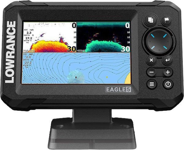 Lowrance Eagle ekkolodd og kartplotter m/svinger SplitShot HD - Marine & Caravan
