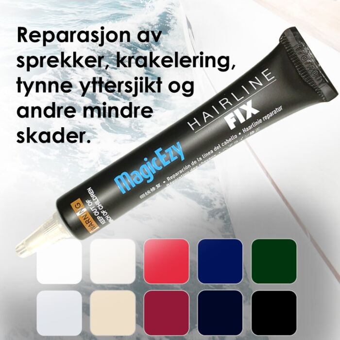 MagicEzy Hairline Fix - Reparasjonsfiller til båt og caravan - Marine & Caravan