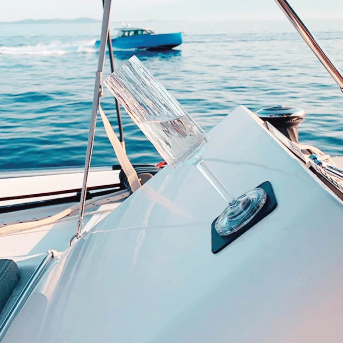 Magnetisk Champagneglass 20cl Plast - 2 stk - Marine & Caravan
