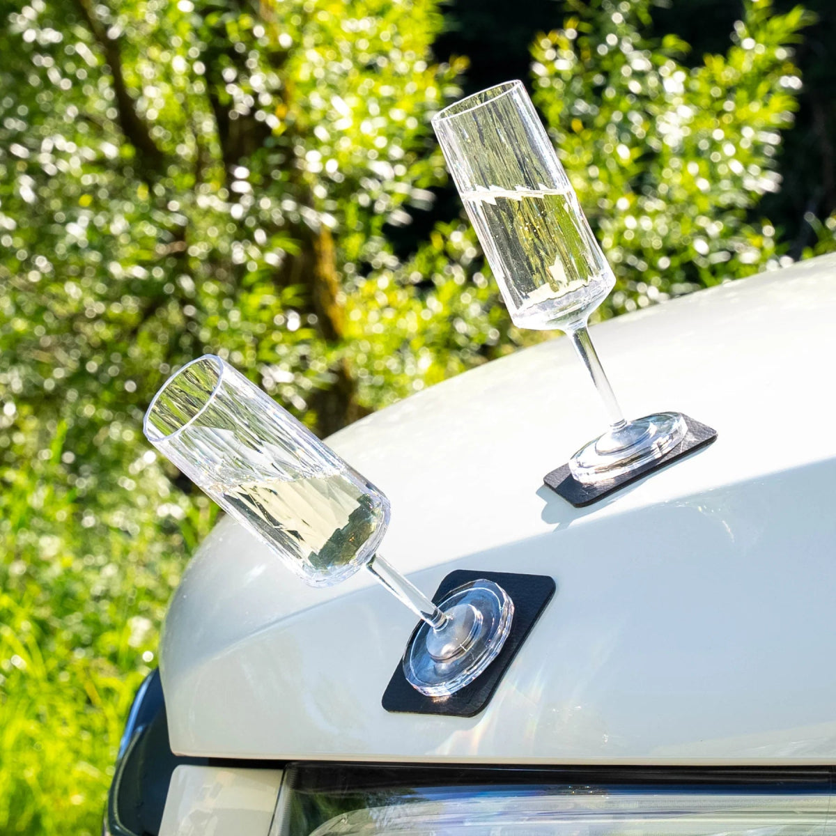 Magnetisk Champagneglass 20cl Plast - 2 stk - Marine & Caravan