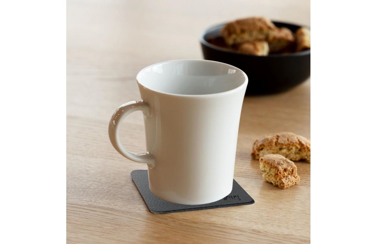 Magnetisk kaffekrus - Porselen 27 cl m/sorte magnetpads pk a 2 stk - Marine & Caravan