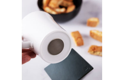 Magnetisk kaffekrus - Porselen 27 cl m/sorte magnetpads pk a 2 stk - Marine & Caravan