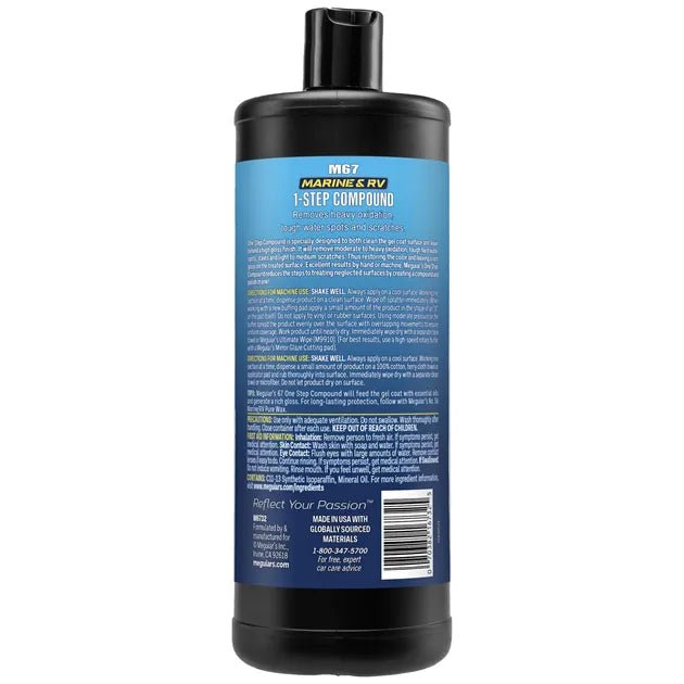 Meguiars Marine One Step Compound - Marine & Caravan