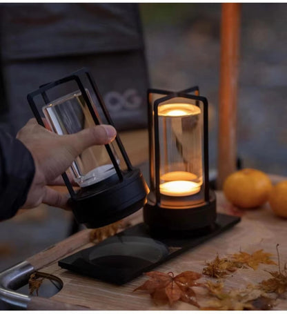 Oppladbar Lampe Sort - Marine & Caravan