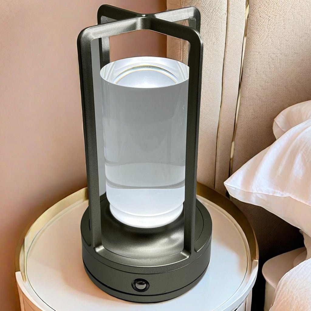 Oppladbar Lampe Sort - Marine & Caravan