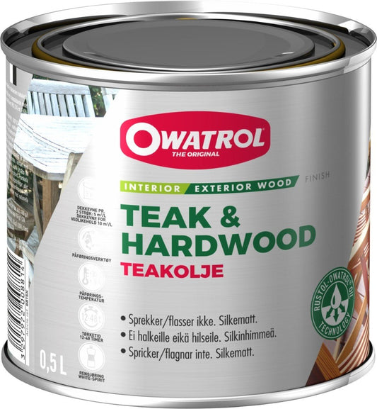 Owatrol Teakolje matt 1L - Marine & Caravan