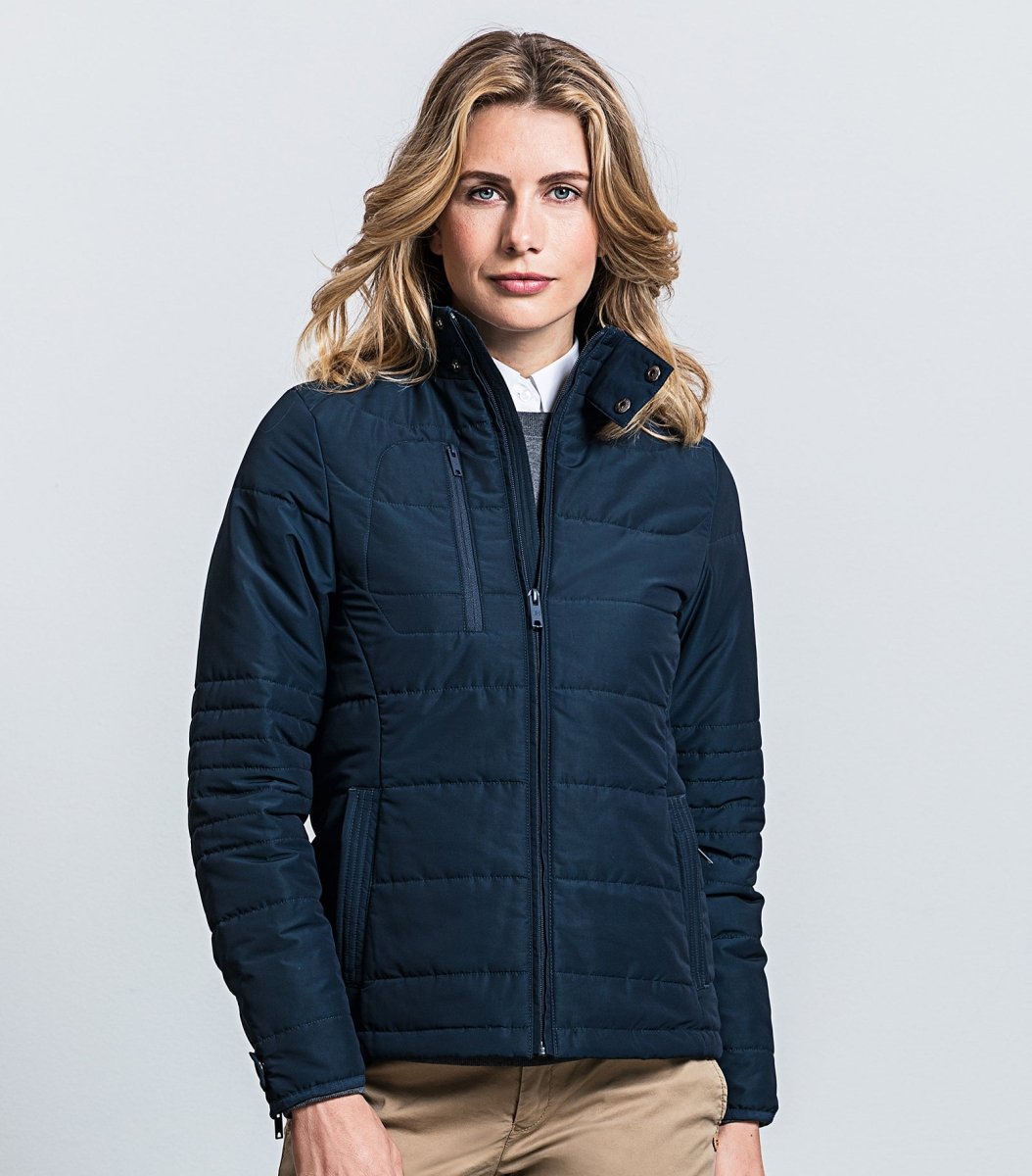 Russell Ladies Cross Jacket - Marine & Caravan