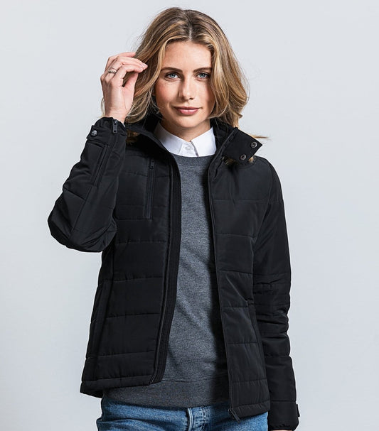 Russell Ladies Cross Jacket - Marine & Caravan