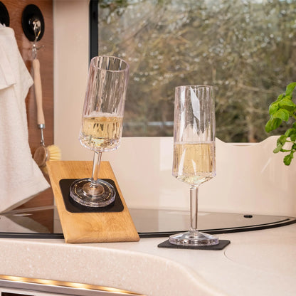 Magnetisk Champagneglass 20cl Plast - 2 stk