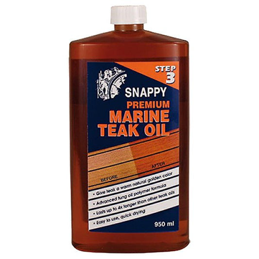 Snappy Premium Marine Teak Oil teakolje 950 ml - Marine & Caravan