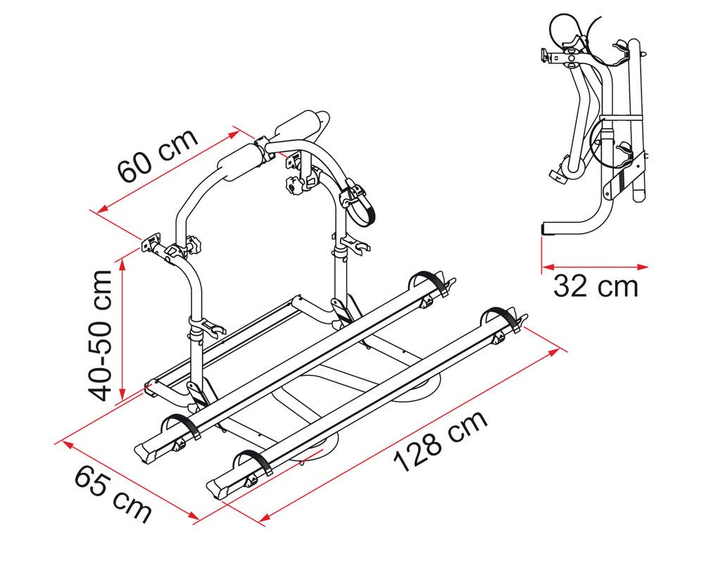 Sykkelstativ Carry Bike CL - Marine & Caravan