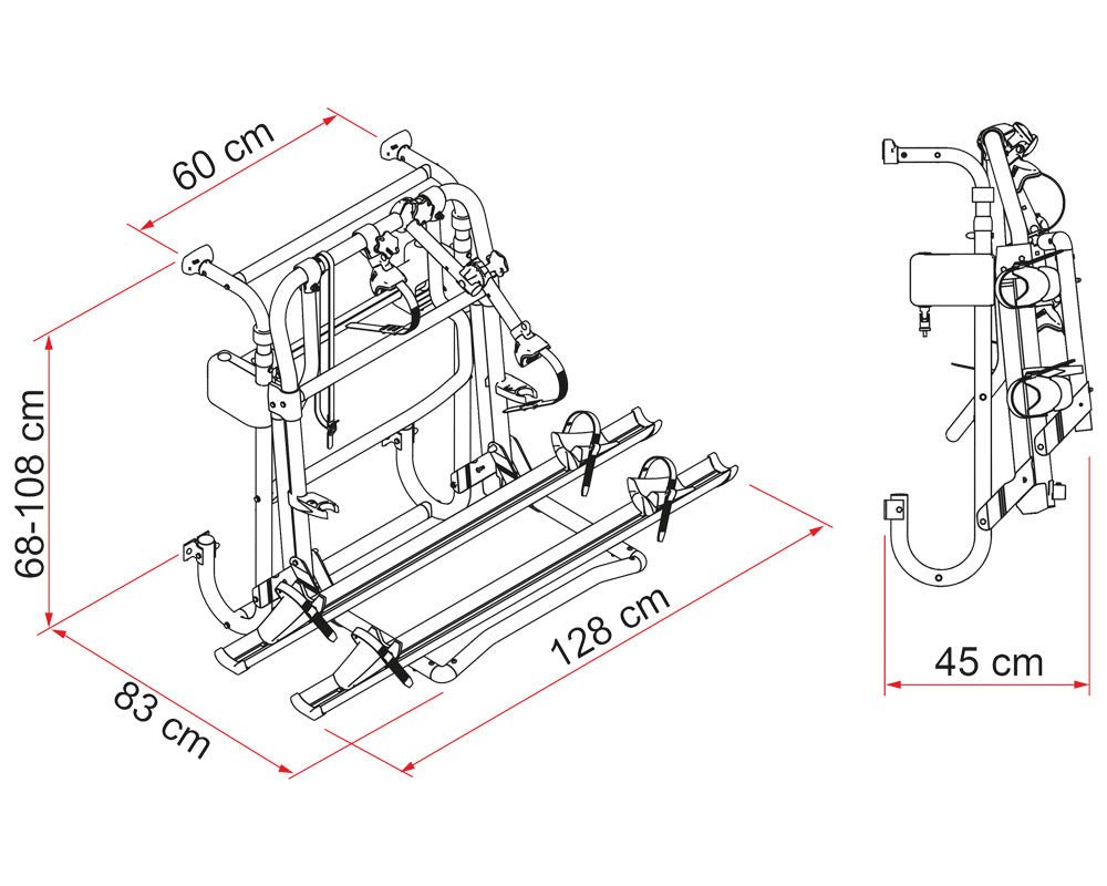 Sykkelstativ Carry Bike Lift 77 E - Bike - Marine & Caravan