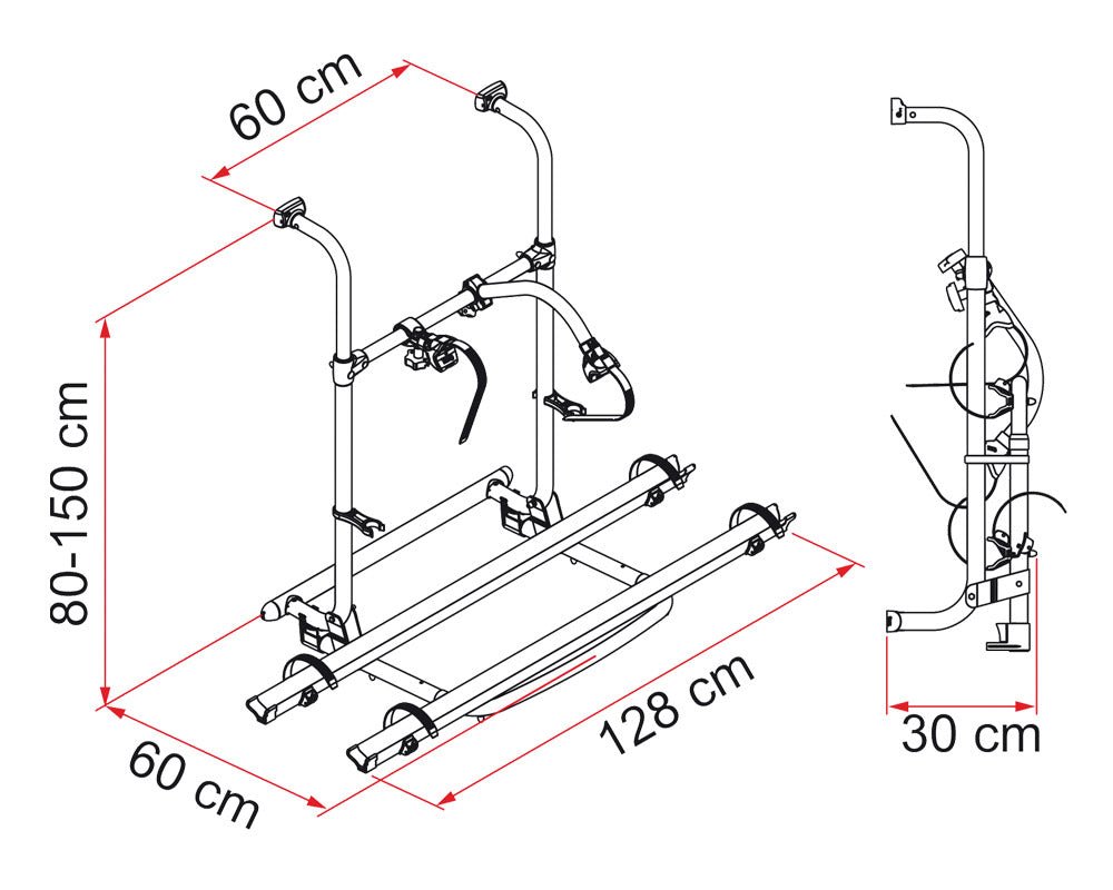 Sykkelstativ Carry Bike Pro - Marine & Caravan